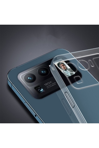 Xiaomi Mi 11 Ultra İle Uyumlu Kılıf Şeffaf Kamera Korumalı Esnek Silikon Telefon Kılıfı Kapak