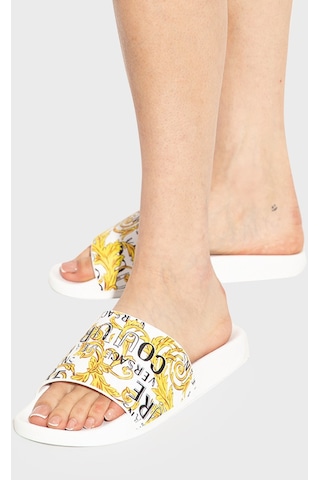 Versace Jeans Couture Bayan Terlik 74va3sq3 Zs631 G03 Beyaz