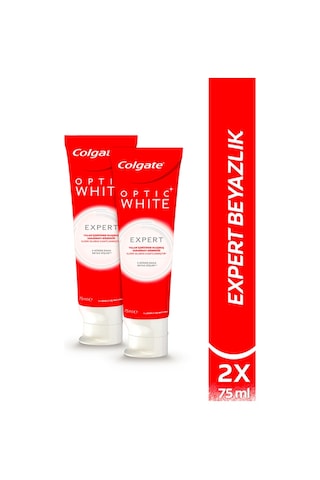 Colgate Optic White Expert Beyazlatıcı Diş Macunu 2 x 75 ML