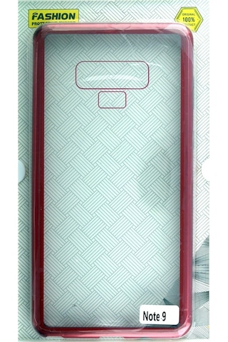 New Case Samsung Galaxy N960 Note 9 Uyumlu Arka Koruma Arka Koruma Kılıf - Kırmızı Kırmızı