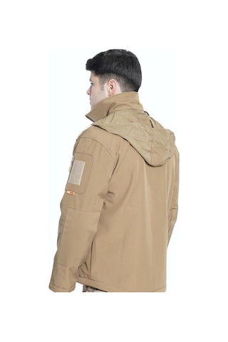 Terrien Premium Dağcı Kıyafeti Spor Giyim Hobi Giysisi Çapraz Cepli Askeri Tactical Softshell Polar Mont Çok Renkli