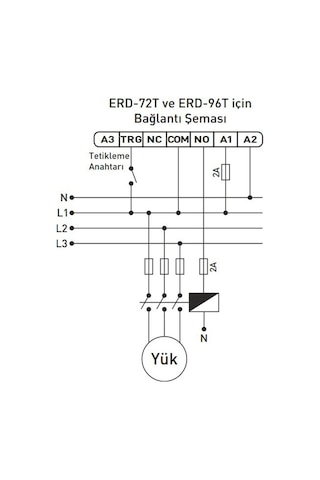 Tense Erd-72t ,72x72mm 24v..220vac/dc Kontak-1a1k Dijital Zaman Röle