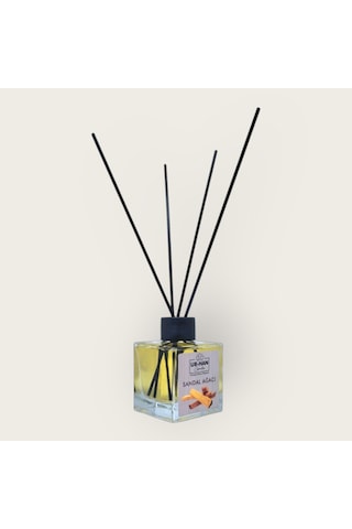 Sandal Ağacı Bambu Çubuklu Oda Kokusu 100 Ml Cam Şişe