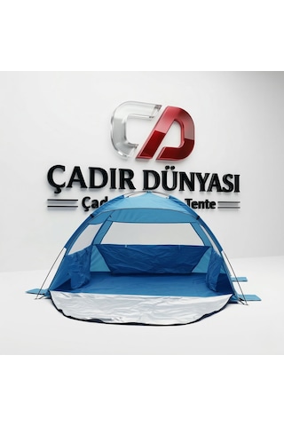 Çadır Dünyası Profesyonel Balıkçı Çadırı - 200x150x115 Cm Otomatik Kurulum, Su Geçirmez Ve Rüzgar Korumalı Kompakt Kamp Kabini Çok Renkli
