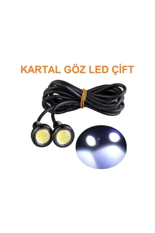 Ayna Altı Beyaz Led Kartal Gözü Gündüz Farı Eagle Led Civatalı