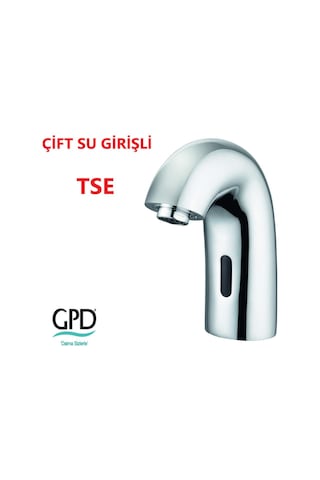 Gpd Flb10 Çift Su Girişli Fotoselli Lavabo Bataryası