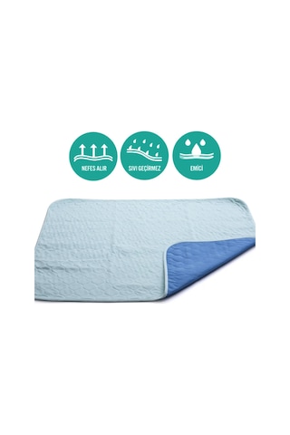 Abso Hasta Bezi Yıkanabilir Emici ve Koruyucu Ped 75x85 CM
