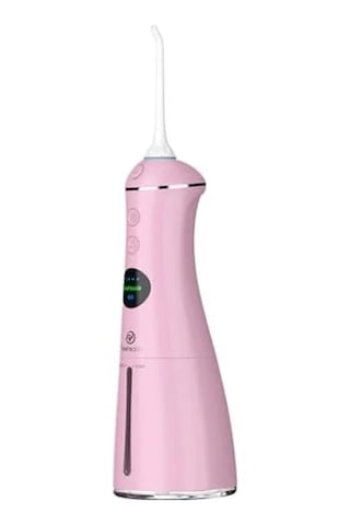 Taşınabilir Şarjlı Ağız Duşu, Diş Teli Ve Protez Bakımı İçin Pembe