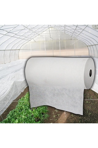 12,8x10 Metre 50gr Agril Isı Don Örtüsü, Zirai Don Kırağı Örtü Karpuz Çilek Örtüsü, Sera Toprak Örtüsü Elyaf Bitki Koruma Örtüsü