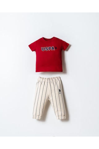 U.S. Polo Assn. Erkek Bebek 3 Lü Takım Kırmızı-2254 Kırmızı