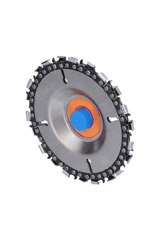 Maiyame Stahl Çelik Zincir Diski 4 İnç 22 Dişli, Açı Taşlama Aksesuarı, 14000 Devir/dakika, Ahşap Oyma Ve Parlaklaştırma İçin