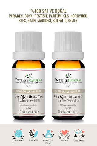 Intense Natural Çay Ağacı Uçucu Yağı 2 x 10 ML