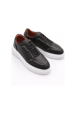 Dgn Urbano Erkek Sneakers Ayakkabi Siyah Antik Beyaz