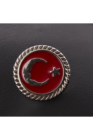 Ay Yıldız Yaka Rozet Çok Renkli 98783008