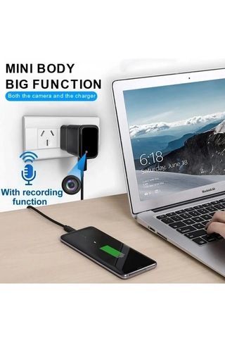 Wifi Kamera Adaptör Dünyanın Her Yerinden Canlı İzlenir Ve Ses Ve Video Kayıt Eder