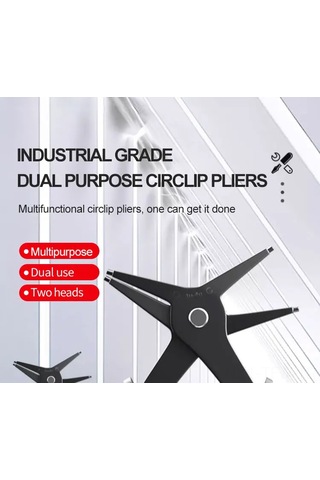 Tenfowee İç Ve Dış Tırmık Pliers - 2'li 1 Çift Fonksiyonlu Yedek Parça Montaj Aracı, Ergonomik Kuru Kolu, 10-40mm Aralığında Kullanım