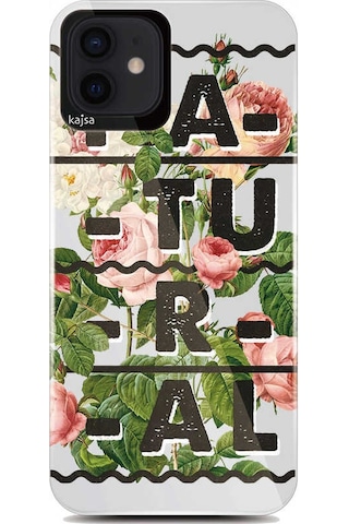 Kajsa Apple Uyumlu iPhone 12 Pro Kılıf Çiçek Desenli Kajsa Floral Kapak ZORE-216573