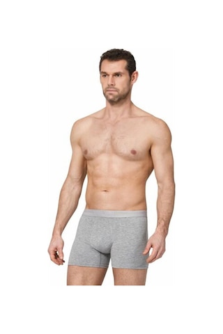 Namaldı Erkek Likralı Boxer 128 - 6 Adet Gri