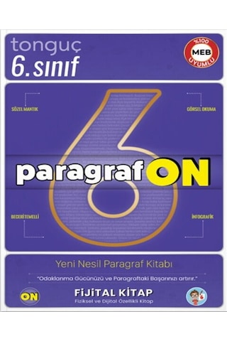 Tonguç Akademi 6. Sınıf Paragrafon Soru Bankası Tonguç Akademi 6. Sınıf Paragrafon Soru Bankası