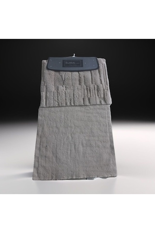 Özdilek Tufting Nora 2'li Banyo Paspası Koyu Bej Çok Renkli