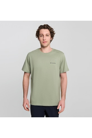 Columbia Cs0415 Csc M Comfort Pasteled Framed Ss Tee Erkek T-shirt-29974 Kahverengi