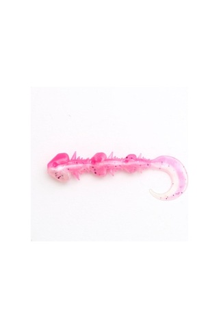 Fubelo Fubelorm 6 Cm Kokulu Silikon Balık 8 Pcs Whıte Pınk Glow