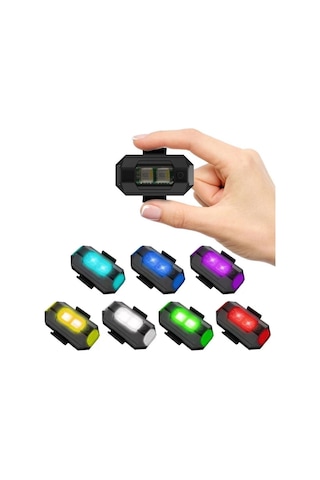 Optana RGB Kablosuz Şarjlı Mini Çakar Led Lamba 1 Adet