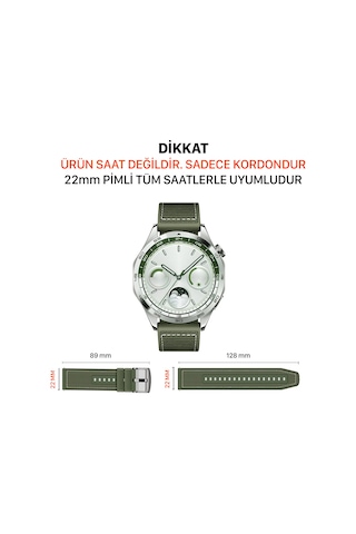 Novstrap Samsung Galaxy Watch 3 45mm/gear S3/r800 İle Uyumlu Kordon 22mm Lansman Silikon Kumaş Kayış