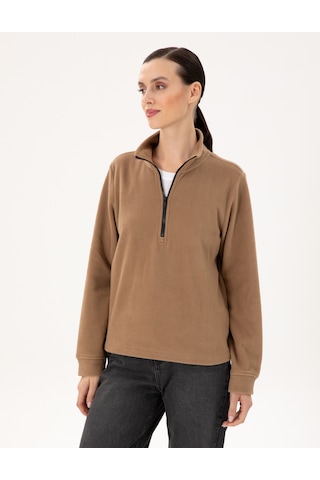 Pierre Cardin Kadın Camel Sweatshirt 50300846-vr015 Camel