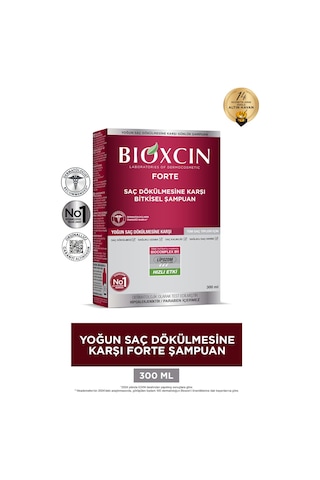 Bioxcin Forte 300 ml Şampuan - Yoğun Dökülme Şampuanı Tüm Saç Tipleri