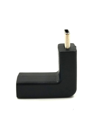 Tabletler, Dizüstü Bilgisayarlar Ve Akıllı Telefonların Esnek Bağlantısı İçin Erkek İla Kadın Tasarımı İle 90 Derece Usb C Adaptörü