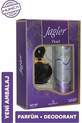 Jagler Parfüm Seti Kadın / For Women 60ml Pearl + 150ml Deodorant Fresh