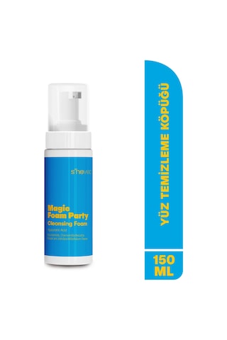 She Vec Magic Foam Party Nemlendirici Yüz Temizleme Köpüğü 150 ML