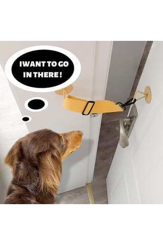 Homyl Ayarlanabilir Kapı Askısı Köpeği Çöp Sarı