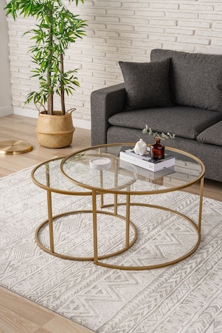 Belarus Orta Sehpa Gold 80cm