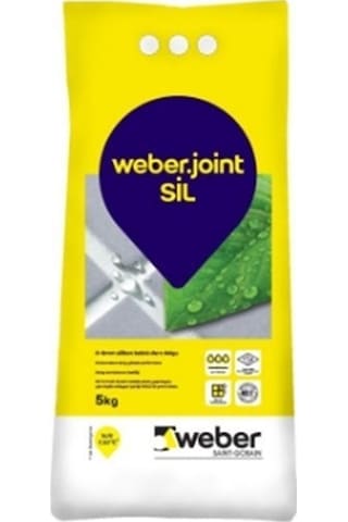Weber Joint Silikonlu Derz Dolgusu Acı Kahverengi 5  KG