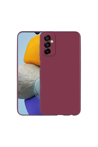 Zore Samsung Galaxy Uyumlu M23 Kılıf Omsy Premier Silikon Kapak - Gold