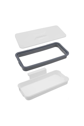 Yunboo Kapı Arka Çöp Poşeti Tutucu, Mutfak Dolap Çöp Clip, Pp Malzeme, Kolay Kurulum, 10 Pound Taşıma Kapasitesi