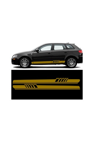 220 X 18 cm - Araba Yan Şerit Sticker