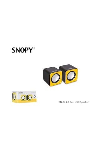 Snopy  Sn-66 2.0 Sarı Usb  Speaker