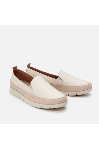 Hotiç Hakiki Deri Bej Kadın Loafer 01ayh306710a310 Bej-beıge Bej