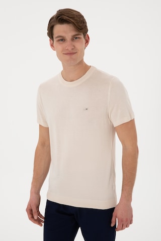 U.S. Polo Assn. Erkek Slim Fit Bisiklet Yaka Taş Tişört 50306456-VR049