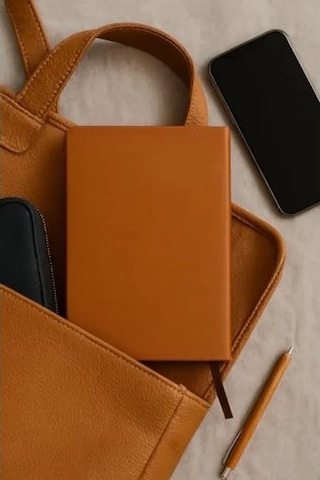 Termo Deri Kapaklı Noktalı Defter - A5 128 Yaprak 124-Pembe