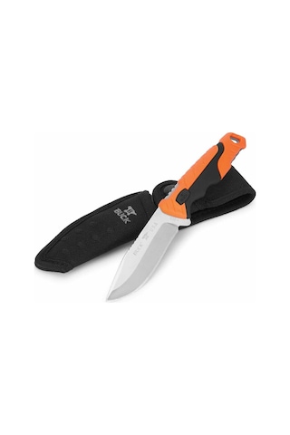 Buck 658 Pursuit Pro Kamp Bıçak, Turuncu-siyah Çok Renkli