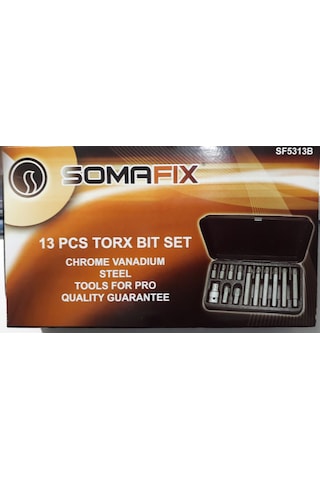 Somafıx 1/2"lokma Torx Bıt Set 6 Köşe13 Parça