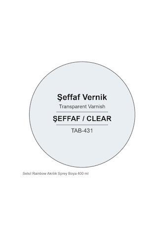 Selsil Akrilik Sprey Vernik 400Ml Şeffaf