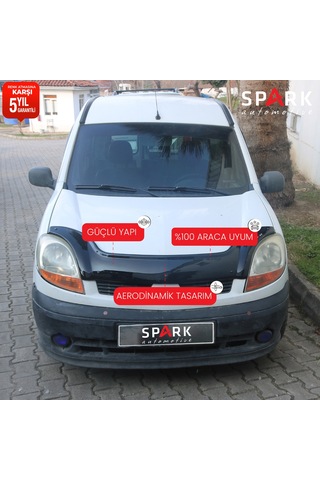 Renault Kangoo 2003-2008 Yıl Aralığı Uyumlu Kaput Rüzgarlığı 3mm