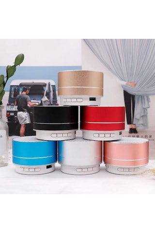 Taşınabilir Metal Subwoofer Kablosuz Bluetooth Hoparlör Bilgisayar Mini Bluetooth Ses Mp3 Müzik Çalar