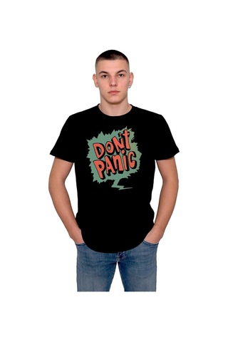 Dont Panic Panik Yok Rahatla Tişört Unisex T-shirt 001