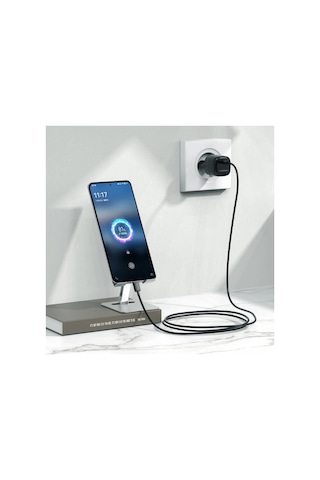 Renkli Şarj Adaptörü 35w Gan Type-c Hızlı Şarj Aleti İphone 15 16 17 Pro Max Samsung Uyumlu Kablolu Şarj Cihazı